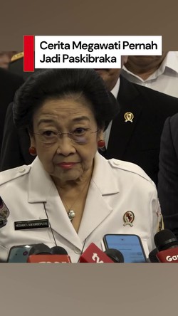 Video Megawati Kenang Jadi Paskibraka Tahun 1963