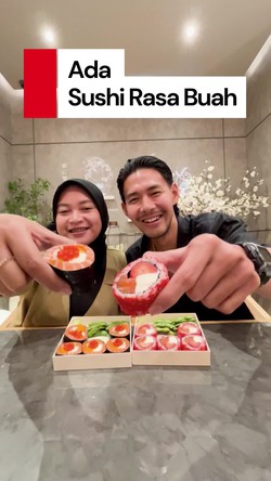 Video: Unik! Cobain Sushi Rasa Buah-buahan