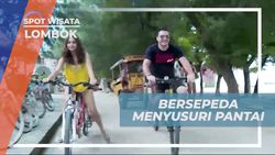 Rasakan Keseruan Bersepeda Menyusuri Pantai di Gili Trawangan, Lombok