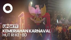 Video: Antusias Warga Saksikan Karnaval HUT RI ke-80 di Bundaran HI
