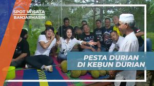 Pesta Durian Seru di Kebun Durian, Banjarmasin