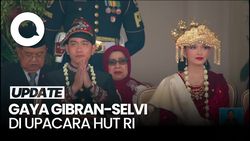Video Gibran Pakai Baju Adat Gayo, Selvi Busana Palembang di Upacara HUT RI