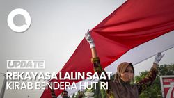 Video: Catat! Ada Rekayasa Lalin di Jakarta saat Kirab Bendera