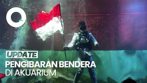 Video: Pengibaran Bendera Merah Putih di Akuarium Indonesia Pangandaran