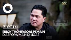 Video Erick Thohir Tanggapi Pemain Naturalisasi Pindah Klub-Main di Liga 1