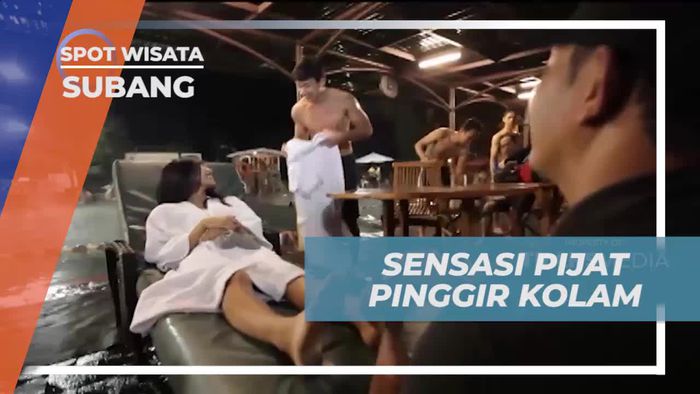Merasakan Sensasi Pijat Sambil Santai di Pinggir Kolam, Subang