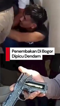Video: Aksi Koboi Tembak Pria di Bogor Diduga Dendam Kesumat Semasa Sekolah