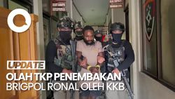 Video: Satgas Damai Cartenz Olah TKP Tewasnya Brigpol Ronal Ditembak KKB