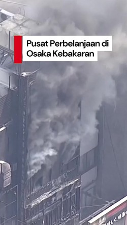 Video: Pusat Perbelanjaan di Jepang Terbakar, 2 Damkar Tewas Terjebak