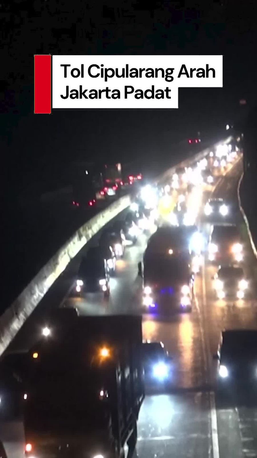 Video: Long Weekend Berakhir, Tol Cipularang Arah Jakarta Padat!