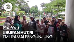 Video: Warga Jakbar Rela Sewa Angkot Demi Ajak Anak Liburan ke TMII