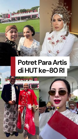 Video Gaya Para Artis di HUT ke-80 RI: Ada Raffi Ahmad hingga Isyana