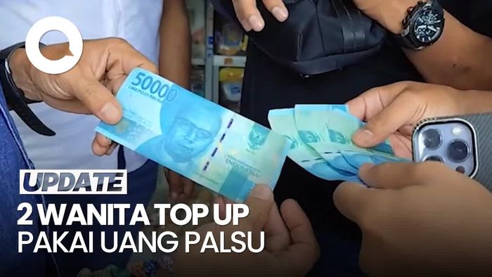 Video 2 Wanita di Sulsel Diamankan Usai Top Up Pakai Uang Palsu