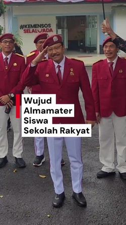 Video: Gus Ipul Perkenalkan Almamater-Baret Merah Siswa Sekolah Rakyat