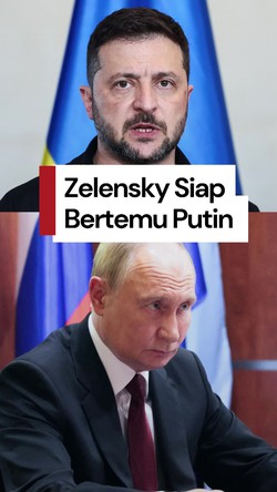 Video: Zelensky Siap Bertemu Putin untuk Akhiri Perang