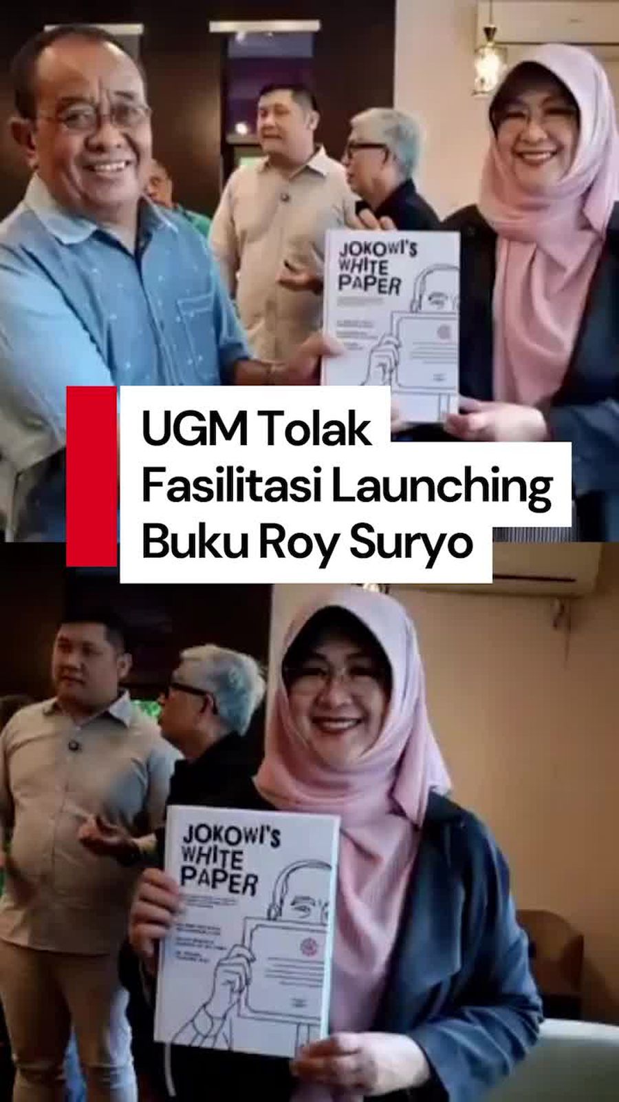 Video Jokowis White Paper Roy Suryo Cs: Ditolak UGM, Geser ke Kedai Kopi