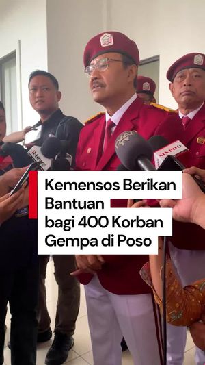 Video: Bantuan Kemensos untuk 400 Warga Terdampak Gempa di Poso