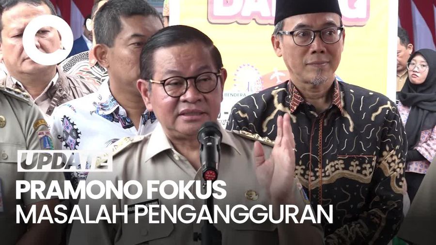 Video Pramono Buka Job Fair di Jaktim: Masalah Pengangguran Prioritas