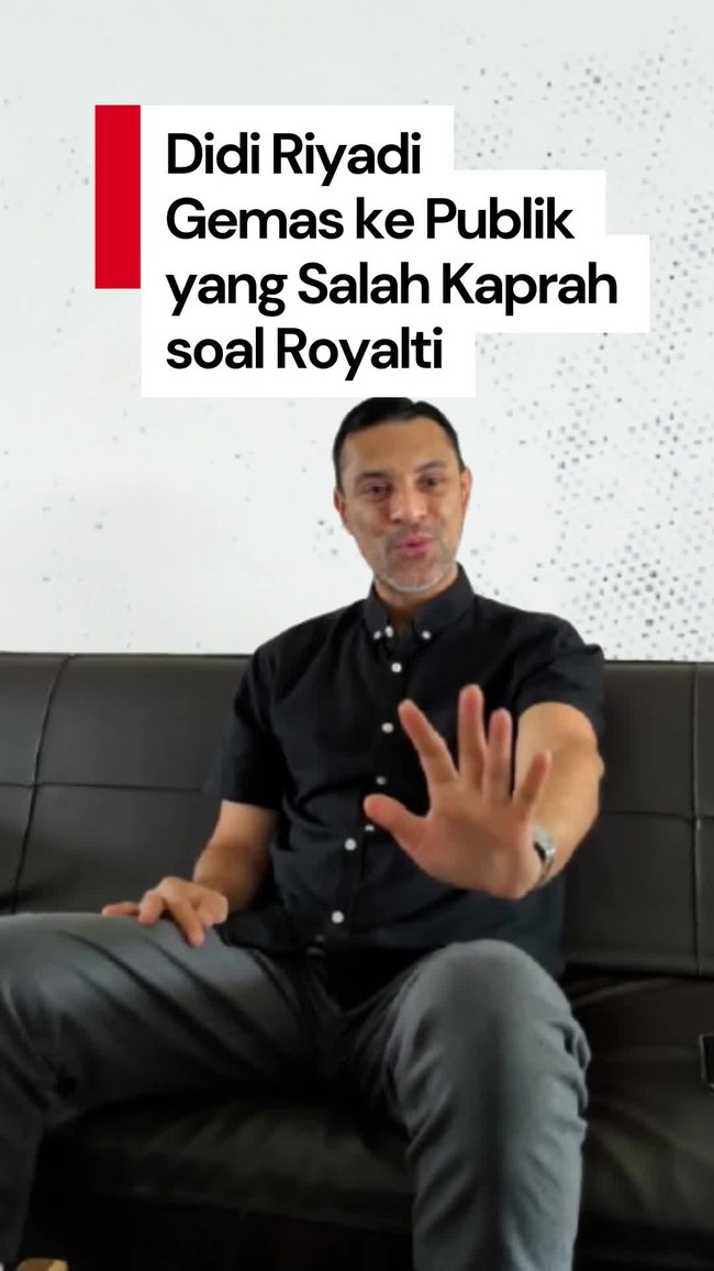 Video: Didi Riyadi Anggap Publik Masih Salah Kaprah soal Royalti 