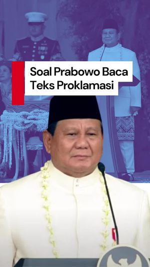 Video Muzani soal Prabowo Baca Proklamasi di HUT RI: Tradisi Berganti
