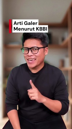 Video: Kata Galer Resmi Masuk KBBI, Apa Artinya?