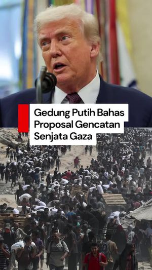 Video: Gedung Putih Bicara Peran Trump di Proposal Gencatan Senjata Gaza