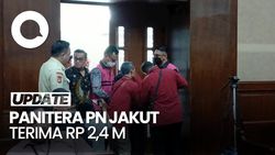 Video Panitera PN Jakut Didakwa Terima Rp 2,4 M dari Kasus Vonis Lepas Migor