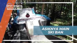 Serunya Bermain Ski Ban di Kopeng Adventure Park, Semarang