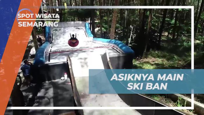 Serunya Bermain Ski Ban di Kopeng Adventure Park, Semarang