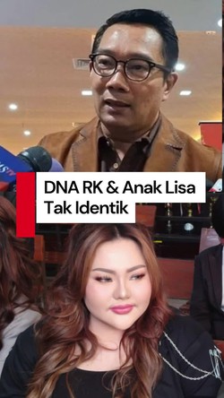 Video Hasil Tes DNA RK-Anak Lisa Mariana: Tidak Identik