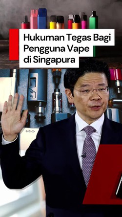 Video: Tegas! Singapura Akan Memperlakukan Vape Seperti Narkoba