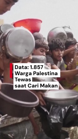 Video Data PBB Mei-Agustus: 1.857 Warga Palestina Tewas saat Cari Makan