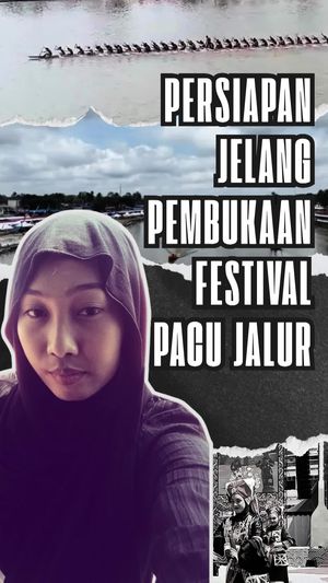 Video: Suasana Jelang Festival Pacu Jalur, Bakal Dihadiri Gibran-Melly Mike