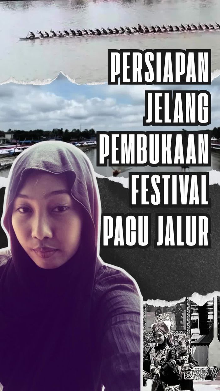 Video: Suasana Jelang Festival Pacu Jalur, Bakal Dihadiri Gibran-Melly Mike