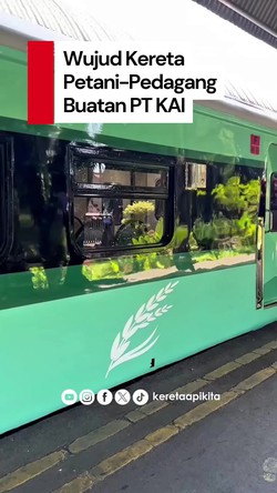 Video: PT KAI Bikin Kereta Api Khusus untuk Petani-Pedagang