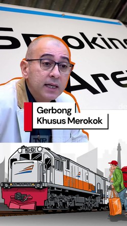 Video: Kala Anggota DPR Usul Gerbong Khusus Merokok di KA