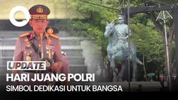Video: Kapolri Pimpin Upacara Hari Juang Polri, Resmikan Patung M Jasin