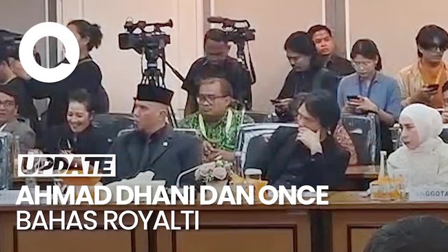 Video: Ahmad Dhani-Once Duduk Berdampingan Bahas Polemik Royalti di DPR