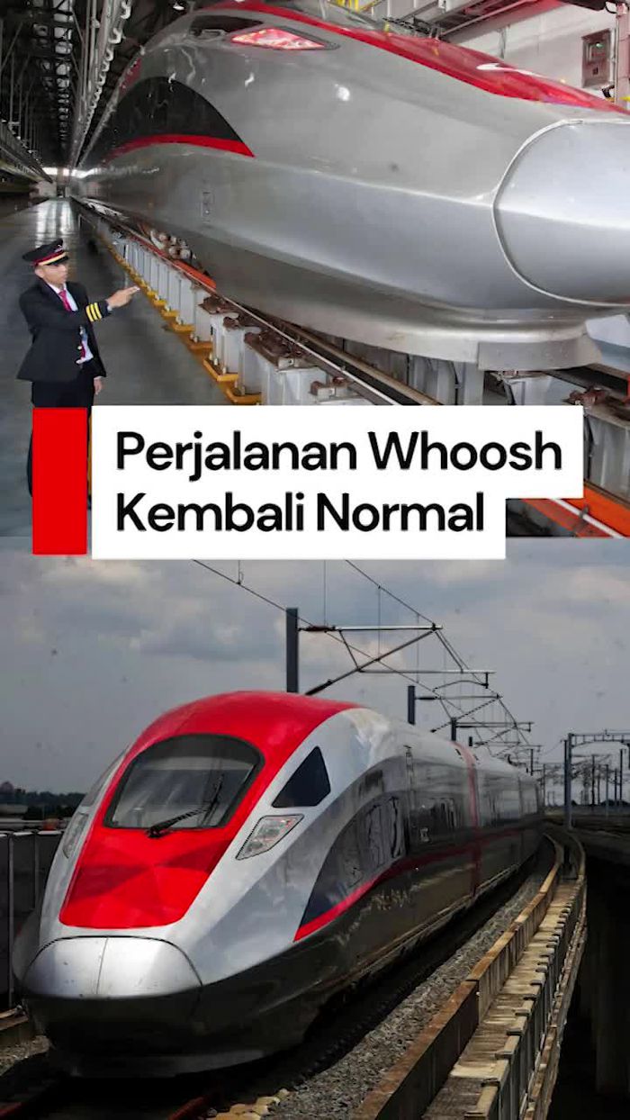 Video Perjalanan Kereta Cepat Whoosh Kembali Normal Usai Gempa Bekasi