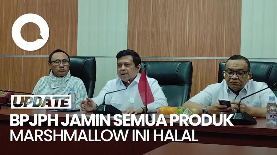 Video Kepala BPJPH Pastikan Produk Marshmallow Merek Ini Halal