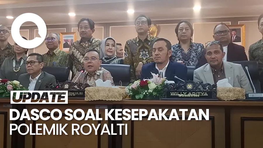 Video: Dasco Ungkap Hasil Pertemuan dengan LMKN-Musisi soal Royalti