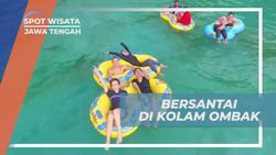 Bersantai di Kolam Ombak Owabong Waterpark Purbalingga