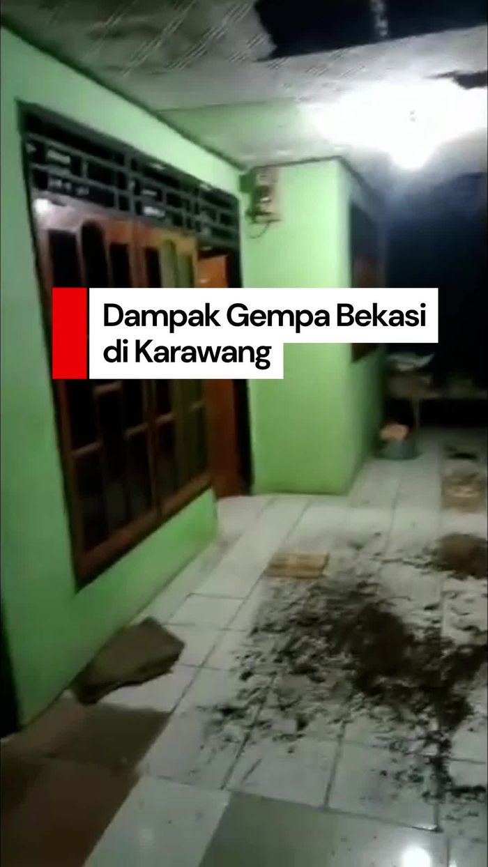 Video: 3 Kecamatan di Karawang Terdampak Gempa Bekasi