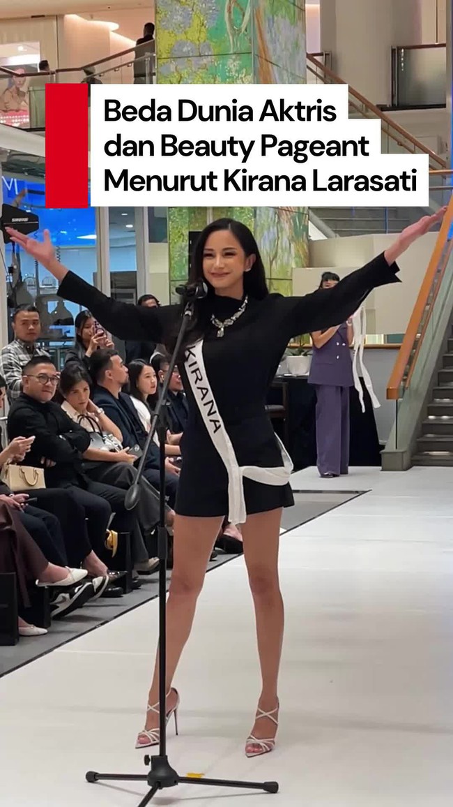 Video Perbedaan Dunia Aktris dan Beauty Pageant Menurut Kirana Larasati