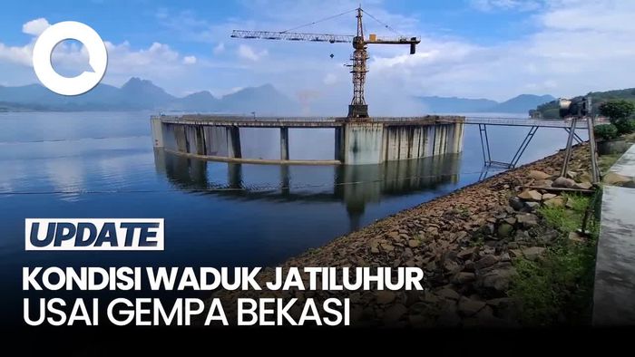 Video: Kondisi Waduk Jatiluhur Berjarak 15 Km dari Pusat Gempa Bekasi