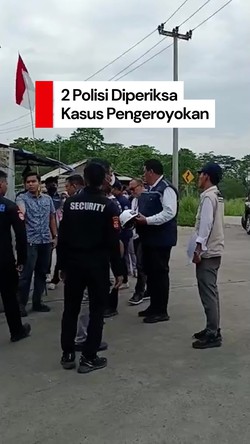 Video: 2 Polisi Diperiksa di Kasus Pengeroyokan Wartawan di Pabrik Serang