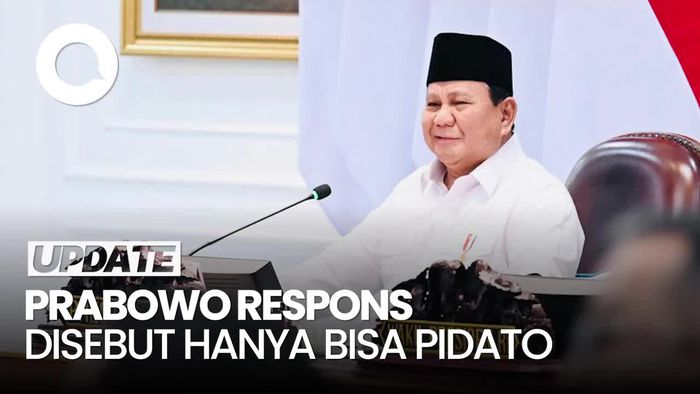 Video Prabowo soal Disebut Hanya Bisa Pidato: Kita Buktikan Hasil Nyata