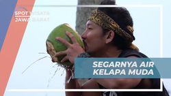 Menikmati Segarnya Air Kelapa Muda di Ciboer Pass, Jawa Barat