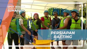 Mempersiapkan Rafting di Bravo Adventure, Sukabumi