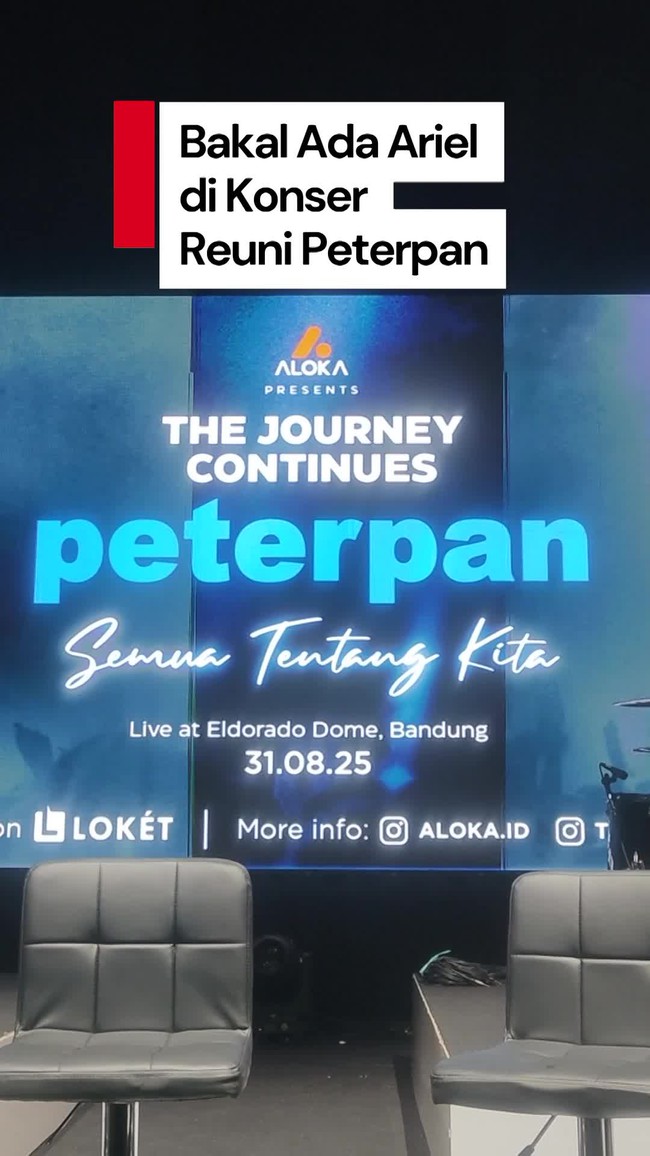 Video: Ariel Disebut Bakal Hadir di Konser Reuni Peterpan